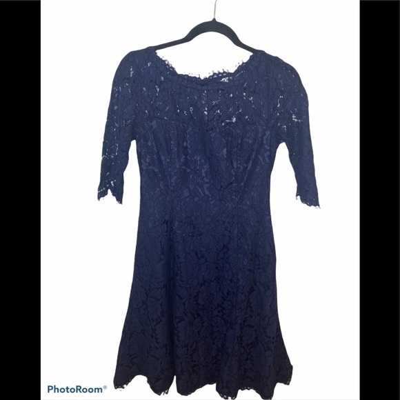 Eliza J Dresses & Skirts - Eliza j 3/4 sleeve lace dress size 2